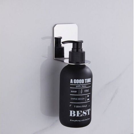 304 acier inoxydable perforé porte-gel douche porte-savon à main porte-bouteille crochet salle de bain shampooing porte-bouteille (1/4)