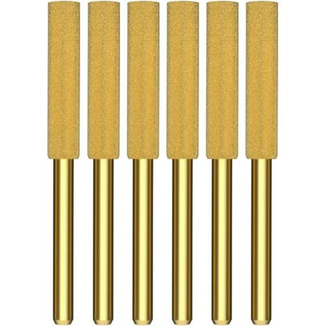 Testina diamantata per affilatura, compatibile con catene per motosega, affilatore elettrico, set da 6 pezzi (1/5)