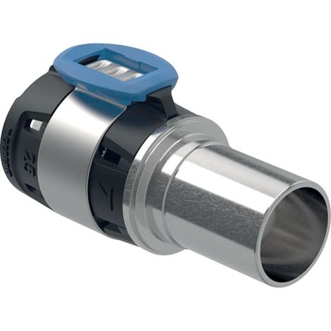 Geberit FlowFit Übergang auf Geberit Mapress, mit Einschubende d 32mm, d1 28mm, Edelstahl 1,4401 (1/5)