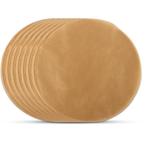 Carta da forno rotonda - Non specificata - 30 cm - Antiaderente - Resistente all'olio - Riutilizzabile (1/4)