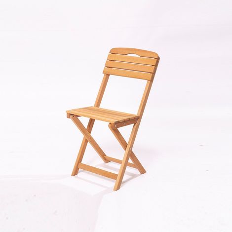 Chaise de jardin Crodoue Bois massif Naturel (1/5)