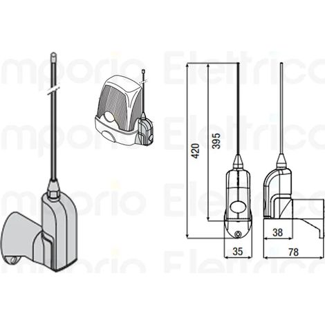 came 5 x antenne accordée 433,92 mhz 001top-a433n top-a433n 5 (1/3)