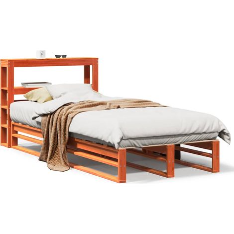 Maison Exclusive - Letto senza Materasso Marrone Cera 75x190 cm in Legno di Pino