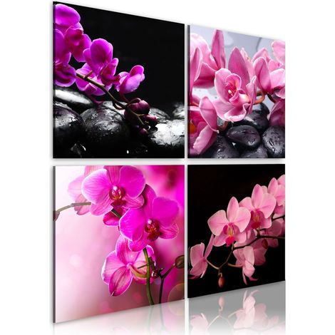 Tableau orchidées plus belles que jamais - 60 x 60 cm (1/3)