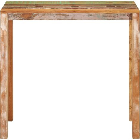 Table de bar 112x55x108 cm Bois massif de récupération (1/5)