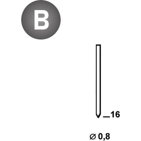 20 000 Finettes Minibrads en Bande Stanox - 0.8x16 mm - D-Work (1/5)