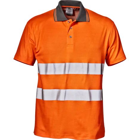 SIR SAFETY SYSTEM MISTRAL CONFORT Polo de travail orange haute visibilité Taille 3XL