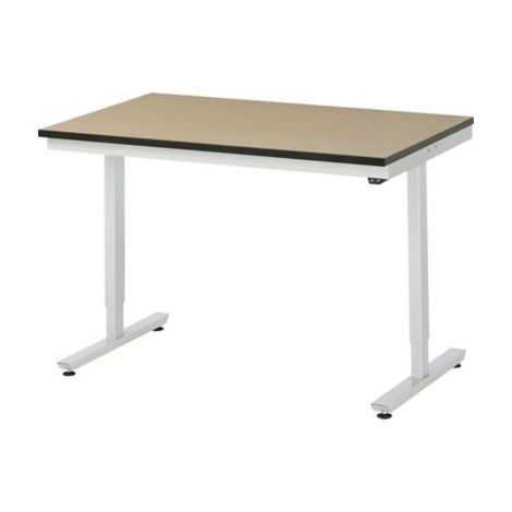 RAU Arbeitstisch adlatus 150 elektrisch höhenverstellbar Arbeitsplatte MDF 1250 mm x 800 mm (1/3)