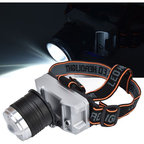 Hochleistungs-LED-Stirnlampe mit drehbarem Zoom, intelligentem Handbewegungssensor, drei Beleuchtungsmodi, multifunktionale Stirnlampe zum Angeln, Jagen und für die Landwirtschaft. (1/5)