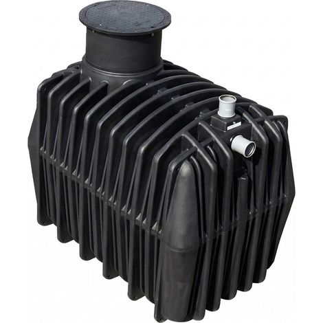 Cuve de stockage d'eau enterrée horizontale 3000l