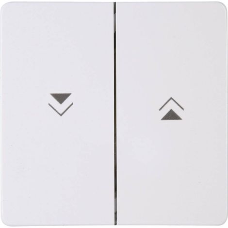 Kopp Placca di copertura Interruttore tapparelle, Pulsante persiane HK05 Bianco artico 334488000 1 pz.