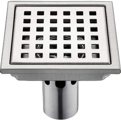 150-mm-Bodenablauf aus Edelstahl 304 – Doppellagiger Filter, herausnehmbarer Filter – Hocheffiziente Entwässerung, insektenabweisend – 15 cm