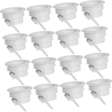 Lot de 15 clapets anti-retour désodorisants pour drain de sol, adaptés aux égouts, aux tuyaux de filtre anti-colmatage, aux couvercles de sol, aux bouchons en PP, aux tuyaux de vidange de baignoire (1/5)
