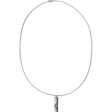 Collier Cylindrique Creux Petit Pendentif Acier Inoxydable Diffuseur d'Aromathérapie N2809 12 (1/5)