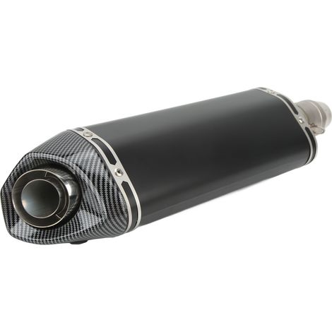 Pot d'échappement arrière moto 480 mm acier inoxydable anticorrosion lisse diamètre 38 à 51 mm pour quad ATV UTV (1/5)