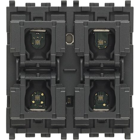 VIMAR - 01581 Comando KNX 4 pulsanti + attuatore 2M
