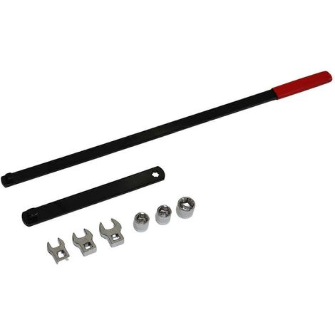 Clé de réglage de poulie de renvoi compatible, kit d'outils pour le démontage de la courroie de poulie de renvoi réglable, levier de réglage universel. (1/5)