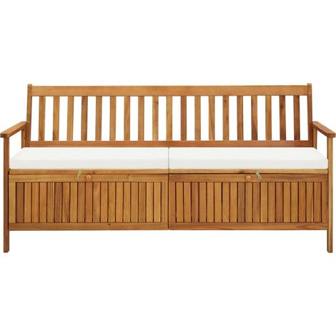 Maison Exclusive - Cassapanca con Cuscini 170 cm Legno Massello d'Acacia