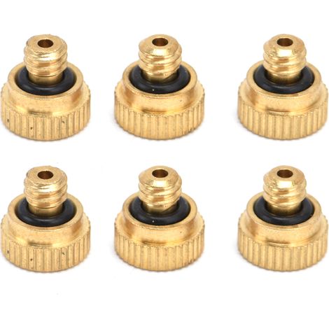 Ensemble de 20 buses de pulvérisation en laiton pour jardinage, trou de 0,3 mm, filetage UNC10-24 (1/5)
