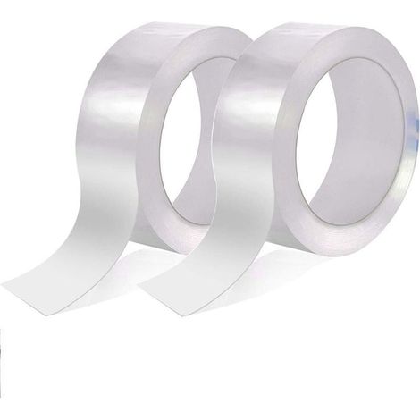 5M × 3cm PVC Cuisine Coin Ligne étanche bande, Acrylique Mur Calfeutrer Strip, Adhésif d'étanchéité Ruban pour Cuisine Salle de Bain (Paquet de 2, Transparent) (1/5)