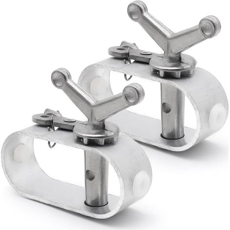 2er-Pack Ratschenspanner für Poolabdeckungen aus Aluminiumlegierung, für die Befestigung von Poolplanen
