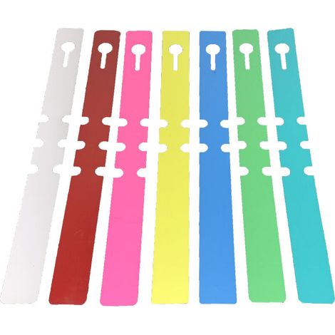 royaluxe -Etiquette, 600 pièces Étiquettes de Plantes en Plastique, Etiquette de Jardin Imperméables et Réutilisable, 2x21cm Marqu Pépinière, Étiquettes Suspendues pour Semis, Jardinage, Décor De Jard (1/5)