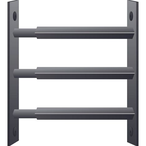 3 barreaux de sécurité télescopiques 99 à 188 cm gris