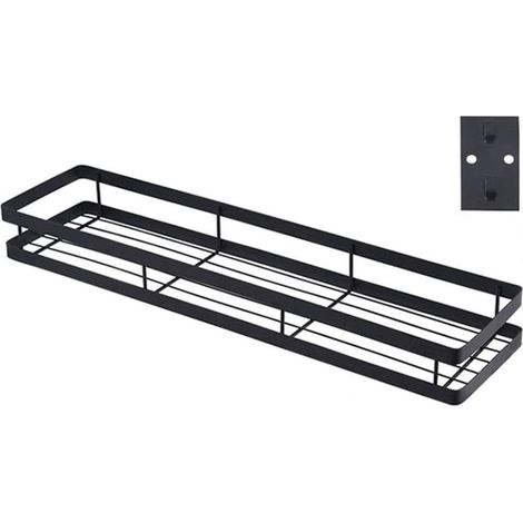 Étagère à épices murale, rangement pour épices - fixation murale sans perçage, étagère à épices multifonctionnelle, 1 pièce, 50 cm. (1/5)