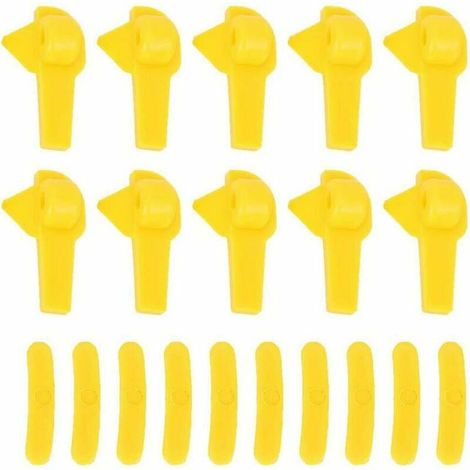 Protezione per cambio gomme, 20 pezzi, inserto per montaggio e smontaggio di pneumatici, protezione per cerchioni, strumenti per la riparazione di ruote e pneumatici, giallo
