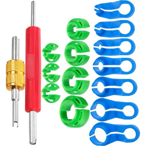 Ensemble D'outils de Déconnexion de Ligne Kit de Réparation Automobile Extraction Facile des Raccords Plastiques pour Tuyau de Conduite de Carburant pour Sandales Femme (1/5)