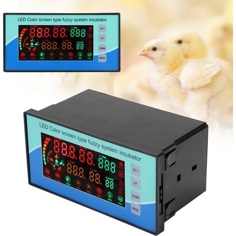 Thermostat régulateur d'incubateur pour œufs, hygrostat micro-ordinateur, sonde de contrôle automatique de température (1/5)