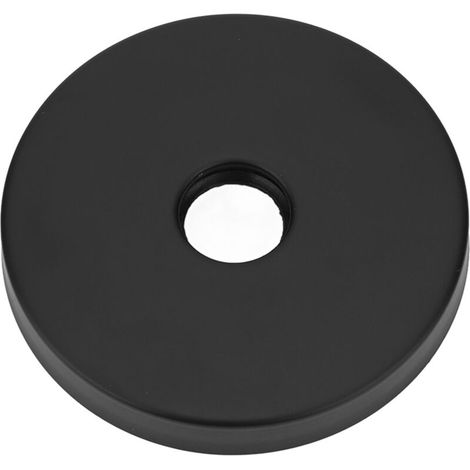 Cache-Collier de Douche Grande Taille Flange 304 Acier Inoxydable Escutcheon Plaque pour G1/2in Tuyau Remplacement Maison Noir [Grand Collier Douche] [G1/2in] [Acier Inoxydable Noir]