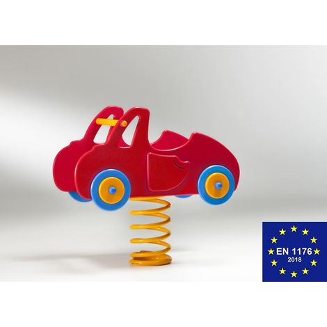 Auto a Molla in Polietilene per Parco Giochi per Bambini Con Molla Filo 17,5 mm e Staffa OMEGA- ITALFROM (1/3)