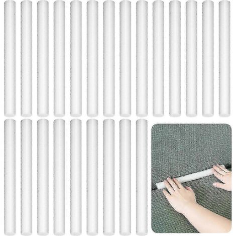Bâtonnets de mastic en mousse (35 bâtonnets chacun) blancs, sous forme de coussinets antidérapants pour housses de canapé  aident à fixer les coussins de canapé et conviennent à un usage domestique. (1/5)