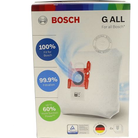 Sacchetti per vuoto tipo g per 4, 17003048 per bosch hoover