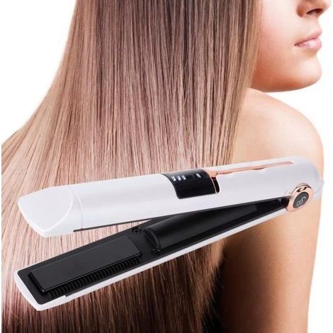 Kabelloser, smarter Haarglätter mit USB-Ladefunktion – Multifunktionales, tragbares elektrisches Haarstyling-Gerät (1/4)