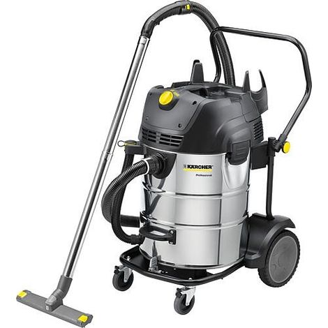 KARCHER Aspirateur Eau et Poussieres NT 75 2 Tact2 Me Tc 16672890, Cuve de 75 L Inox Basculante, Moteur de max. 2760 W, Raccord DN 40, Garantie 2 ans (1/5)