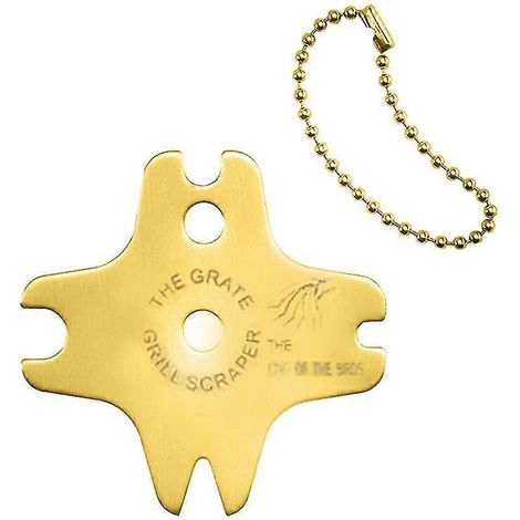 Outil de nettoyage multifonction pour barbecue, lame de nettoyage en acier inoxydable (1/2)