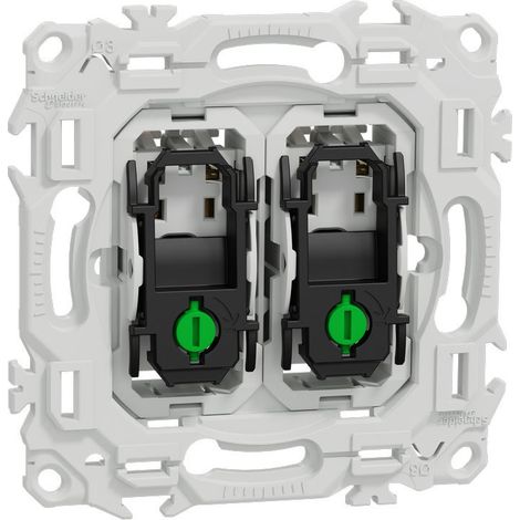 Double va-et-vient ou poussoir à levier - 10 AX - Sans enjoliveur - Odace 2025 - S980214 - Schneider (1/3)