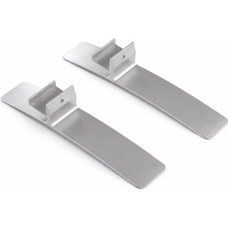 UMBRELLA® confezione da 2 piedini per riscaldamento a infrarossi, compatibile con serie F e CF e altri pannelli con cornice fino a 22 mm, non adatta senza cornice, accessorio stabile in alluminio (1/5)