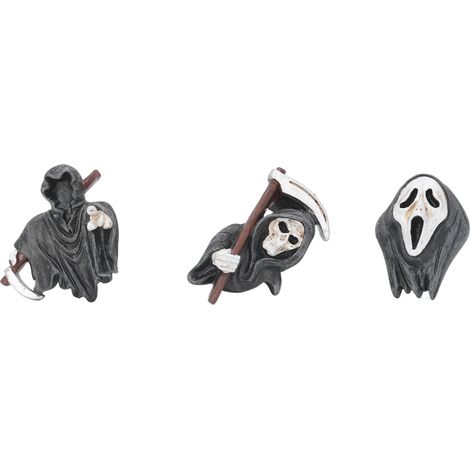 Décoration de voiture avec la Faucheuse - Clip de ventilation - Accessoires intérieurs - Décoration d'Halloween - Ensemble de décoration Faucheuse - Bouchon de ventilation pour voiture (1/5)