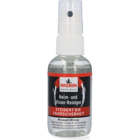 NIGRIN MOTO-BIKE NETTOYANT POUR CASQUE ET VISIÈRE POUR MOTO AVEC EFFET LONGUE DURÉE 50 ML 20617