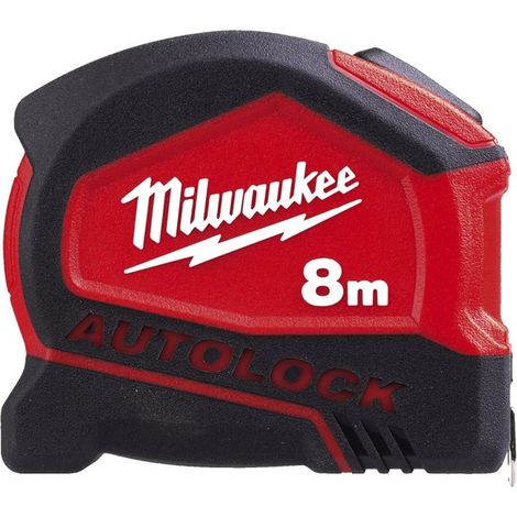 cinta métrica Milwaukee autolock 8 m hoja 25 mm (1/3)
