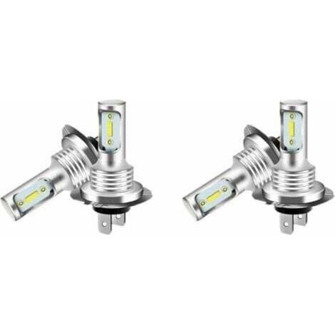 4X H7 LED 6000K Super Blanc 110W 8000LM Kit Antibrouillard Kit Ampoules Feux de Croisement-- (1/4)