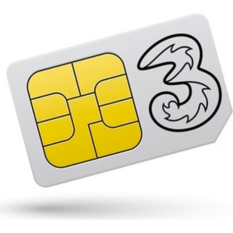 Sim Card Tre non Attivabile con un Nuovo Numero Telefonico per Collezionisti SIM ricaricabile senza cartoncino