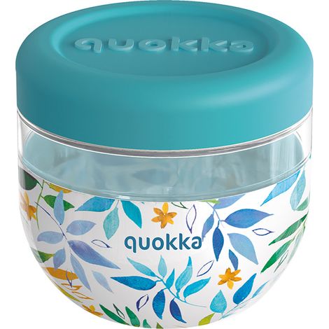 Quokka Bubble Food Jar - Contenedor de comida/Lonchera 770 ml (Hojas de acuarela) (1/3)
