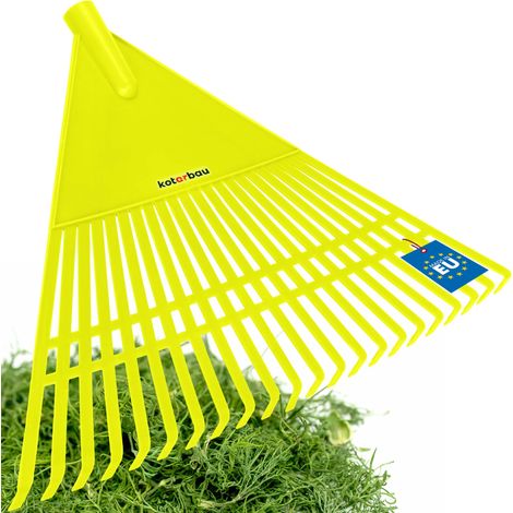 KOTARBAU® Rateau à Feuilles - Plastique - 55 cm - Sureau - sans Manche - Râteau Jardin - Balai à Gazon - Ramasse Feuilles - Léger - Résistant - Entretien Jardin (1/5)