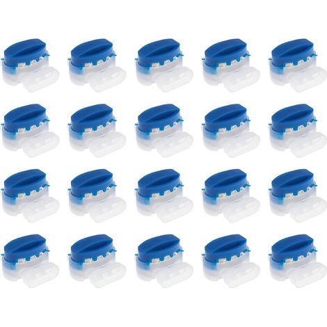 Packung mit 20 IDC 314-Steckverbindern mit Feuchtigkeitsschutzgel für 22-14-Pigtail-Kabel-Schnellverbinder