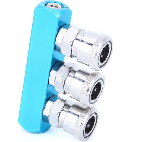 Raccord rapide pour compresseurs d'air, type C, raccord rapide, composants pneumatiques, alliage d'aluminium (1/5)