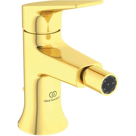 Ideal Standard La Dolce Vita - Miscelatore per bidet, con sistema di scarico, color oro spazzolato BD664A2 (1/4)